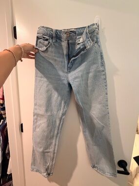 Abercrombie & Fitch Light Blue Straight Leg Women's Jeans